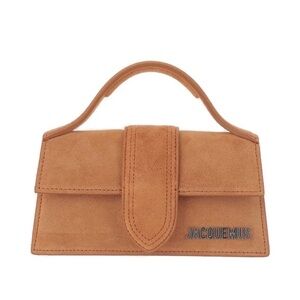 Jacquemus Tan Mini Suede Bag